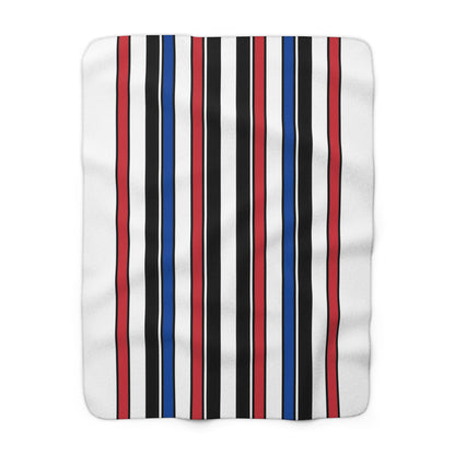 Republic Of Korea Retro Stripes Blanket Throw