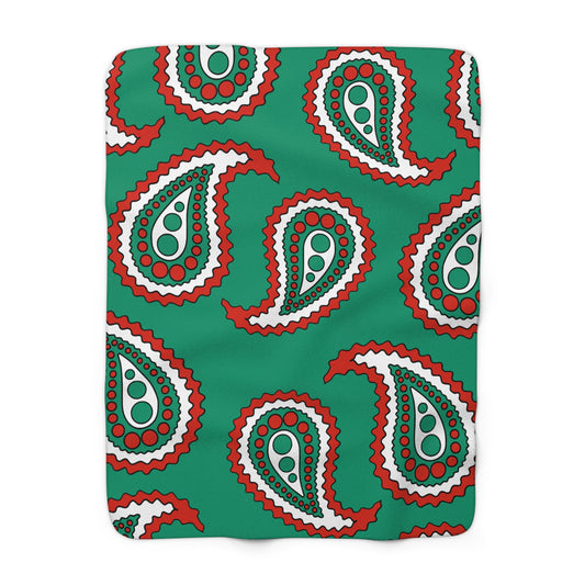 Bulgaria Retro Paisley Blanket Throw