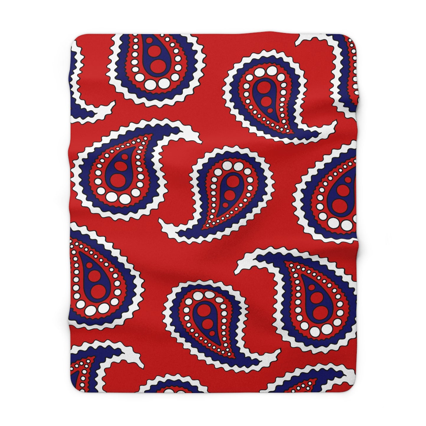 Liberia Retro Paisley Blanket Throw