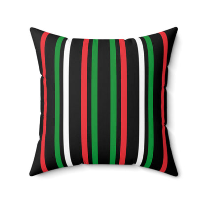 Palestine Retro Stripes Cushion Pillow