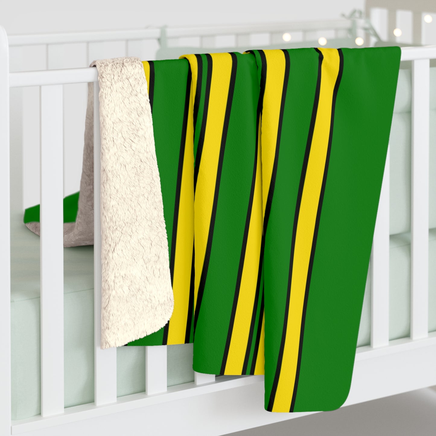 Cocos Islands Retro Stripes Blanket Throw