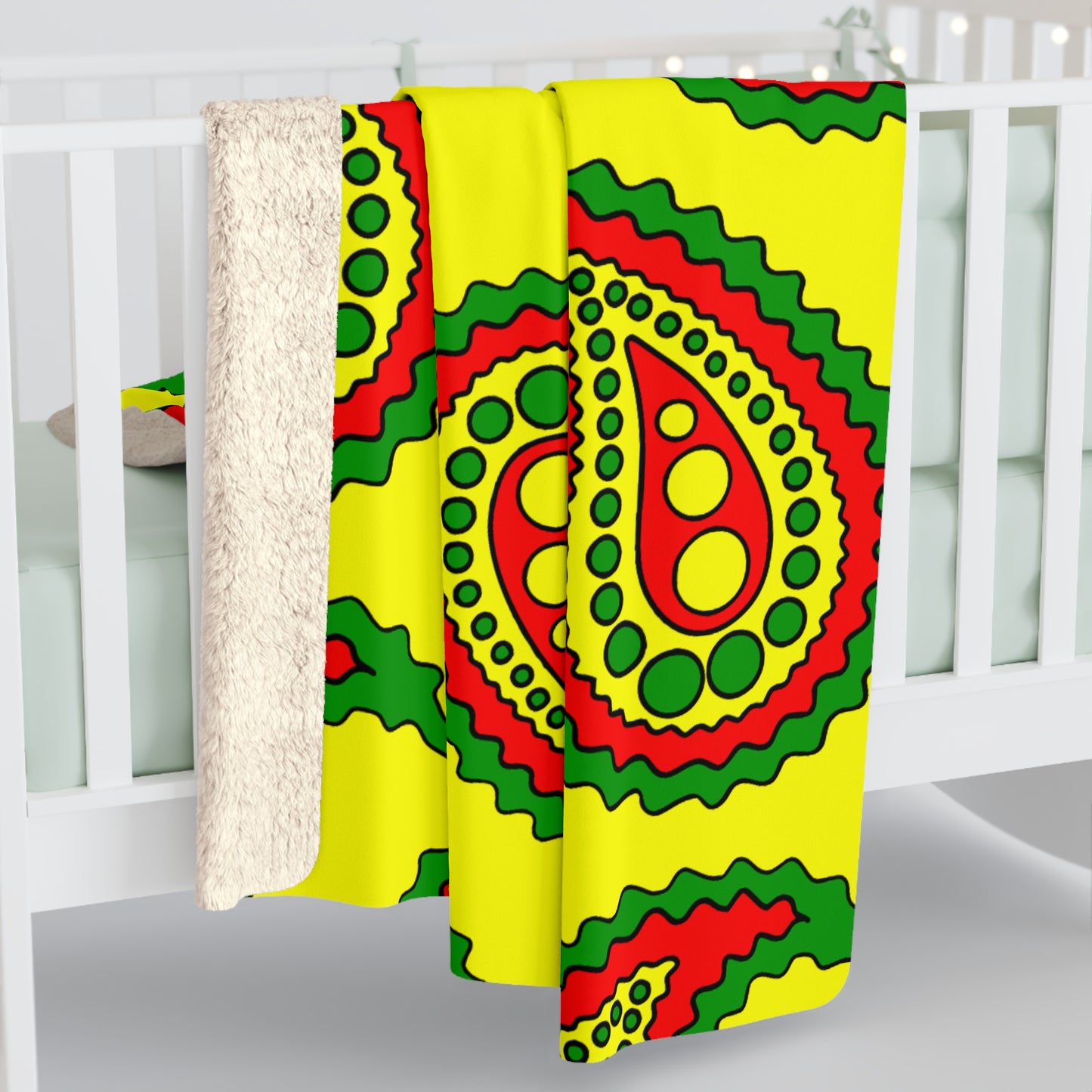 Mali Retro Paisley Blanket Throw
