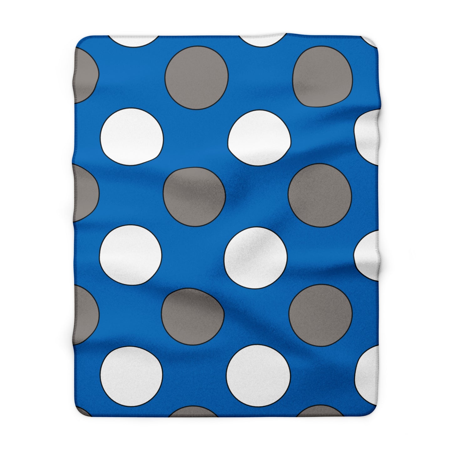 Northern Mariana Islands Retro Polka Dots Blanket Throw