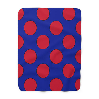 Haiti Retro Polka Dots Blanket Throw