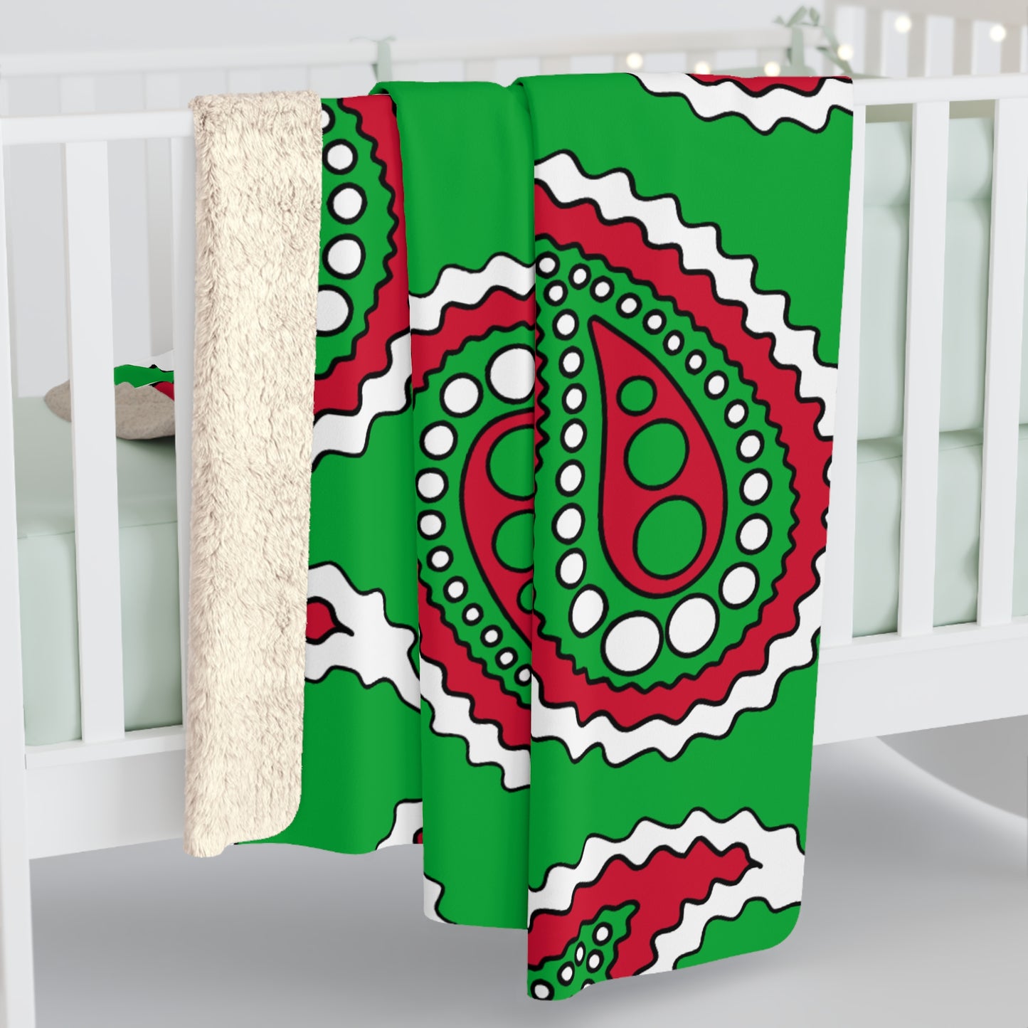 Wales Retro Paisley Blanket Throw