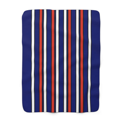 Cabo Verde Retro Stripes Blanket Throw