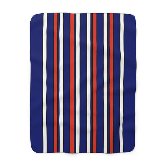 Cabo Verde Retro Stripes Blanket Throw