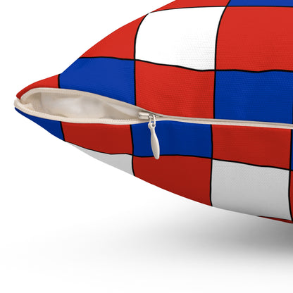 Chile Retro Check Cushion Pillow
