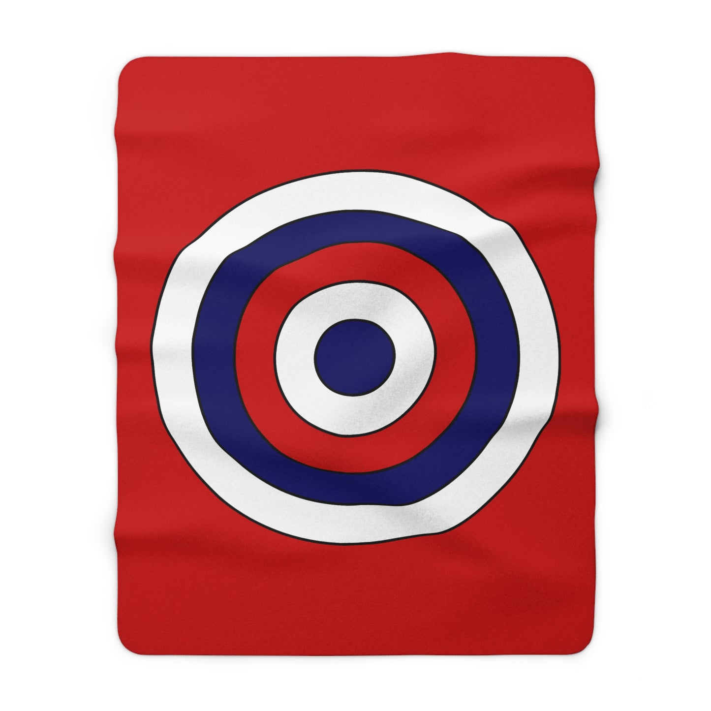 Liberia Retro Target Blanket Throw