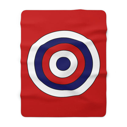 Liberia Retro Target Blanket Throw