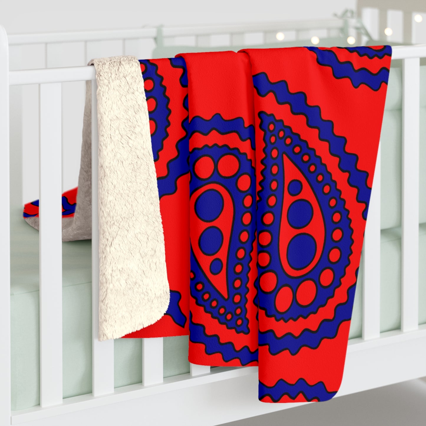 Taiwan Retro Paisley Blanket Throw