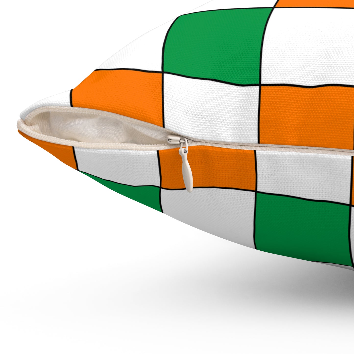 Ireland Retro Check Cushion Pillow