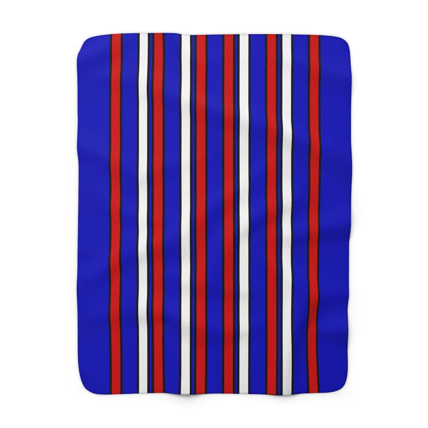Slovenia Retro Stripes Blanket Throw
