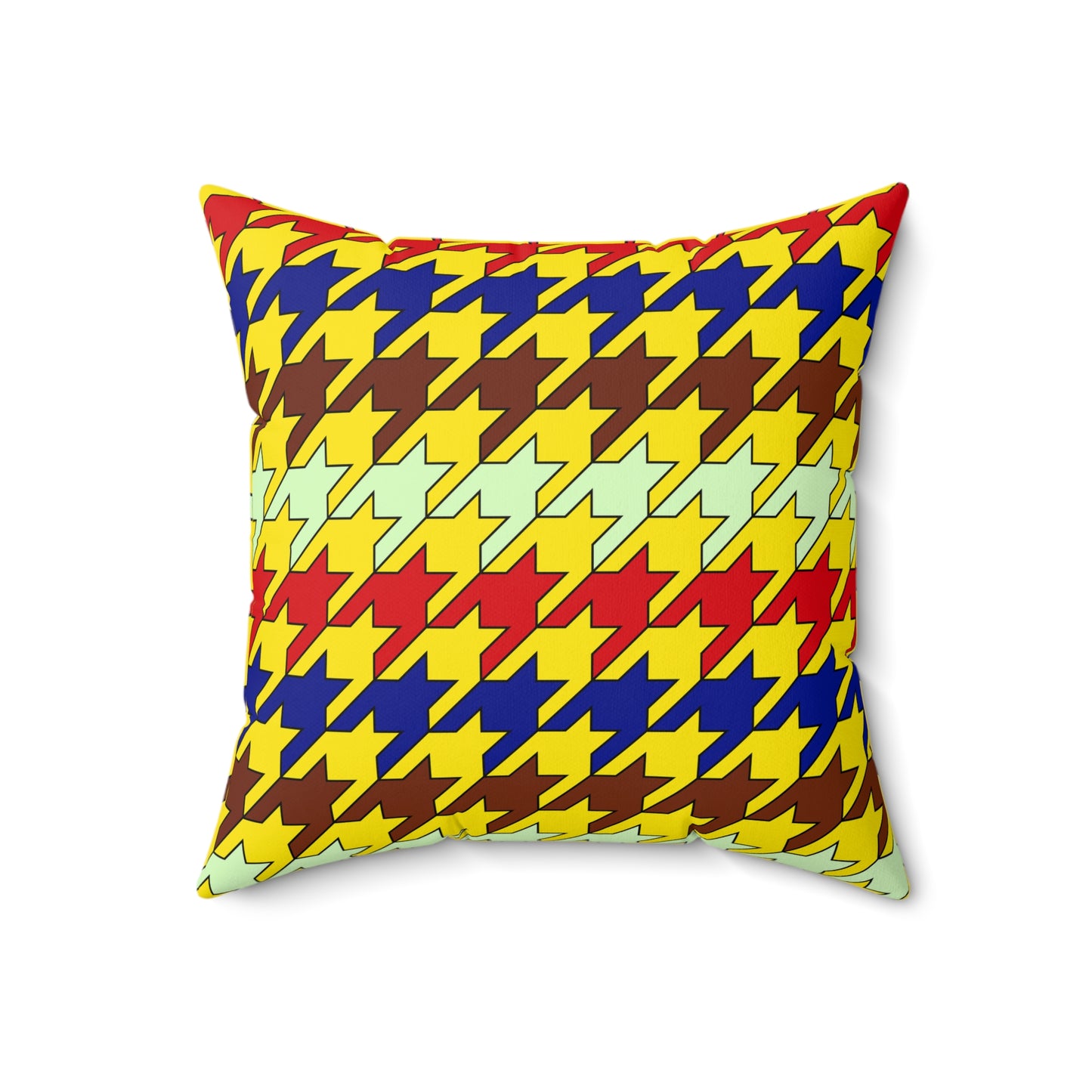 Ecuador Retro Houndstooth Cushion Pillow