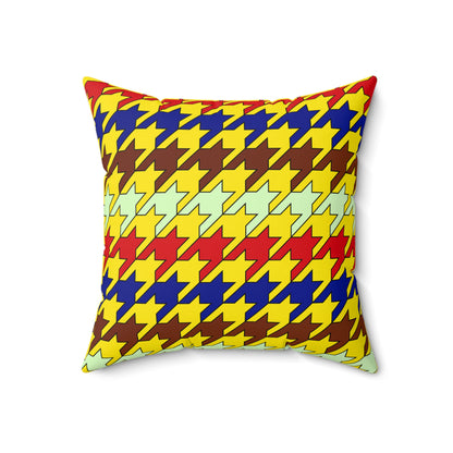 Ecuador Retro Houndstooth Cushion Pillow