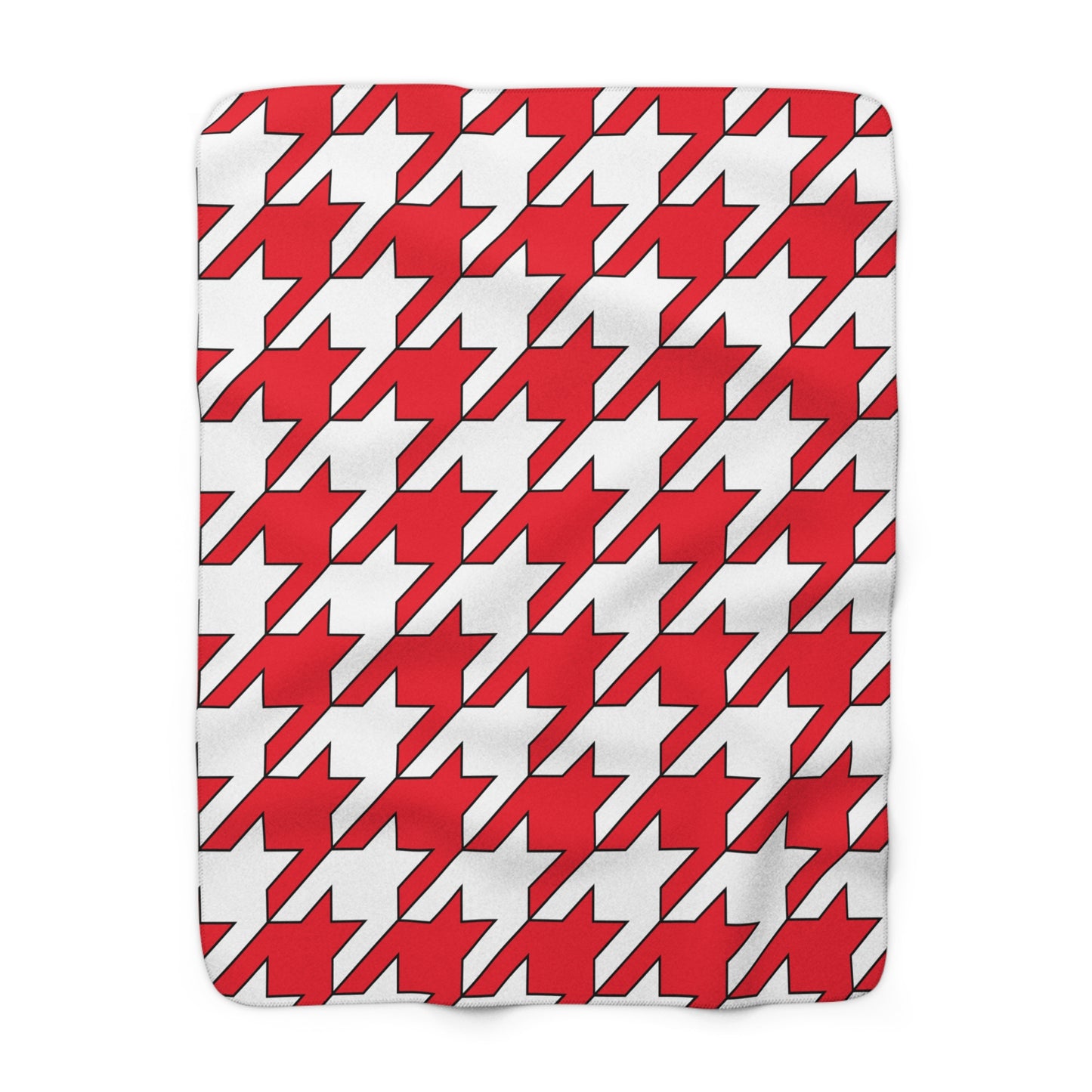 Hong Kong Retro Houndstooth Blanket Throw