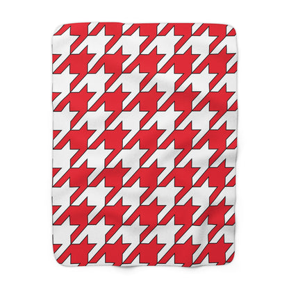 Hong Kong Retro Houndstooth Blanket Throw