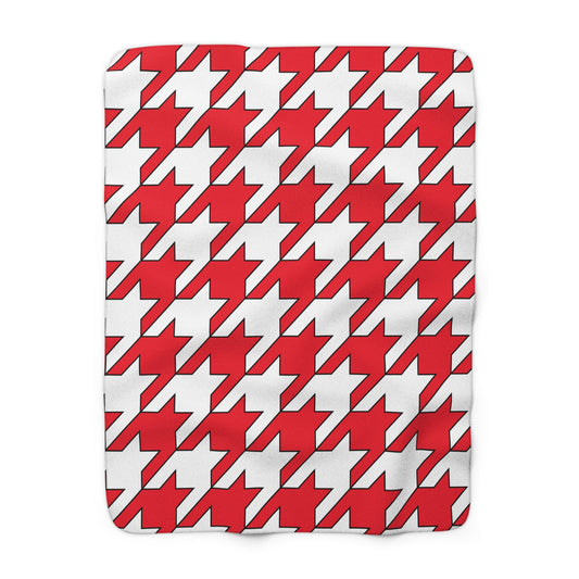Hong Kong Retro Houndstooth Blanket Throw