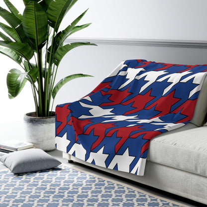 Netherlands Retro Houndstooth Blanket Throw