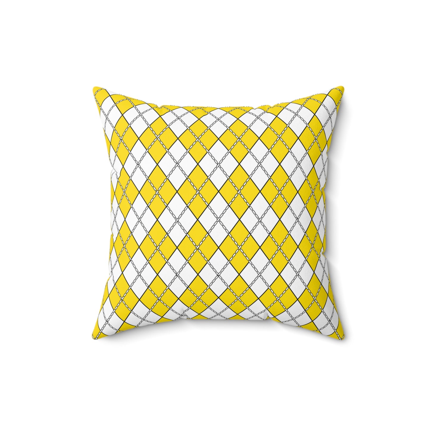 Vatican City Retro Argyle Cushion Pillow