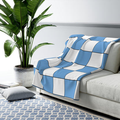 Argentina Retro Check Blanket Throw