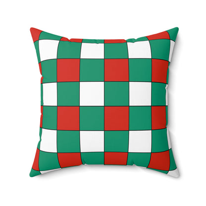 Bulgaria Retro Check Cushion Pillow