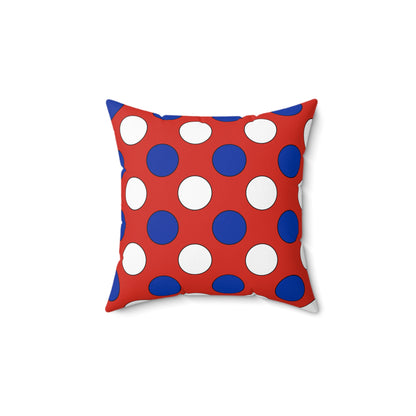 Paraguay Retro Polka Dots Cushion Pillow