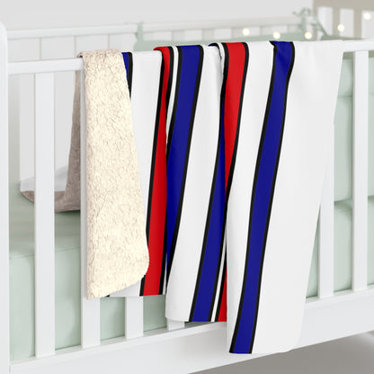 Mayotte Retro Stripes Blanket Throw