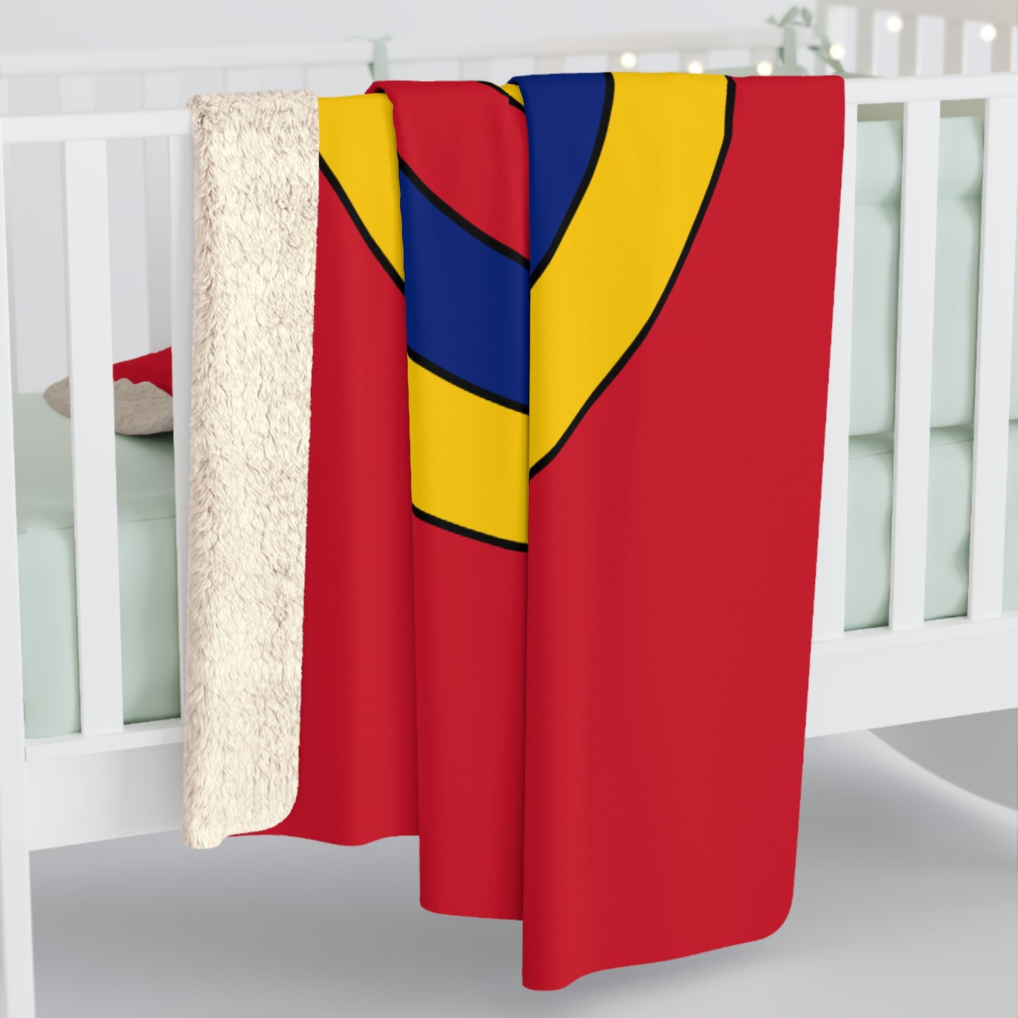 Venezuela Retro Target Blanket Throw