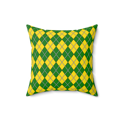 Cocos Islands Retro Argyle Cushion Pillow