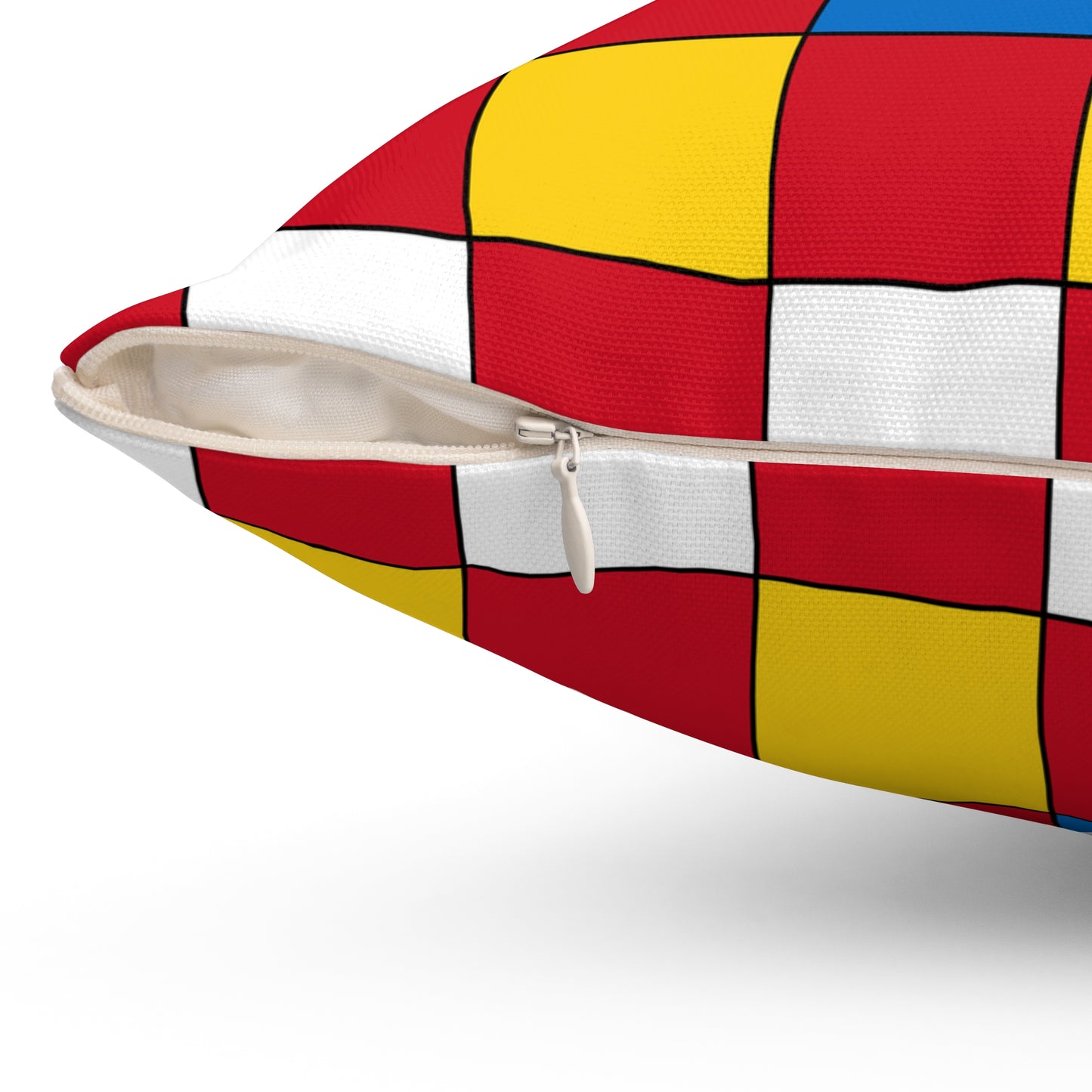 Antigua And Barbuda Retro Check Cushion Pillow