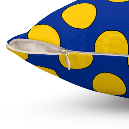 European Union Retro Polka Dots Cushion Pillow