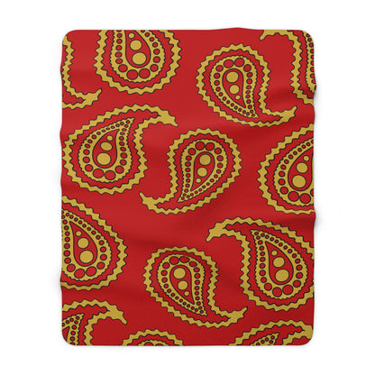 Montenegro Retro Paisley Blanket Throw