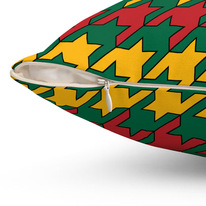 Lithuania Retro Houndstooth Cushion Pillow