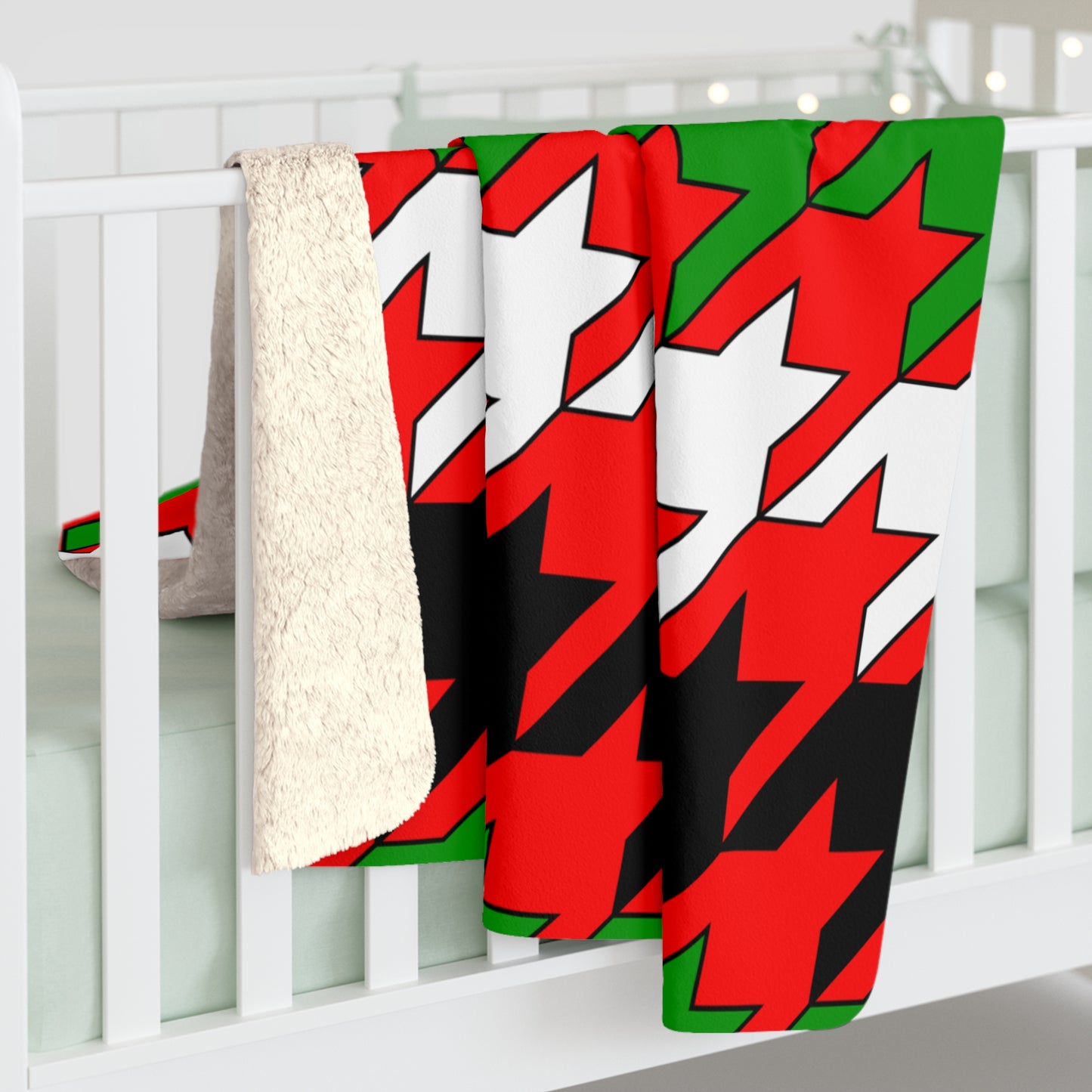 Jordan Retro Houndstooth Blanket Throw