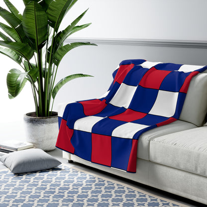 New Zealand Retro Check Blanket Throw
