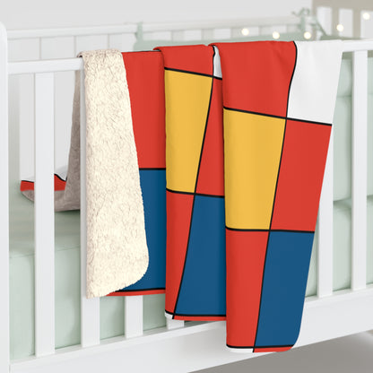 Kiribati Retro Check Blanket Throw