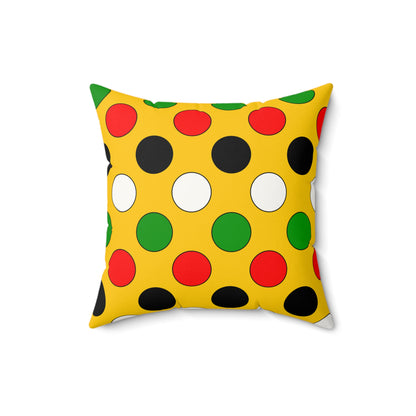 Mozambique Retro Polka Dots Cushion Pillow