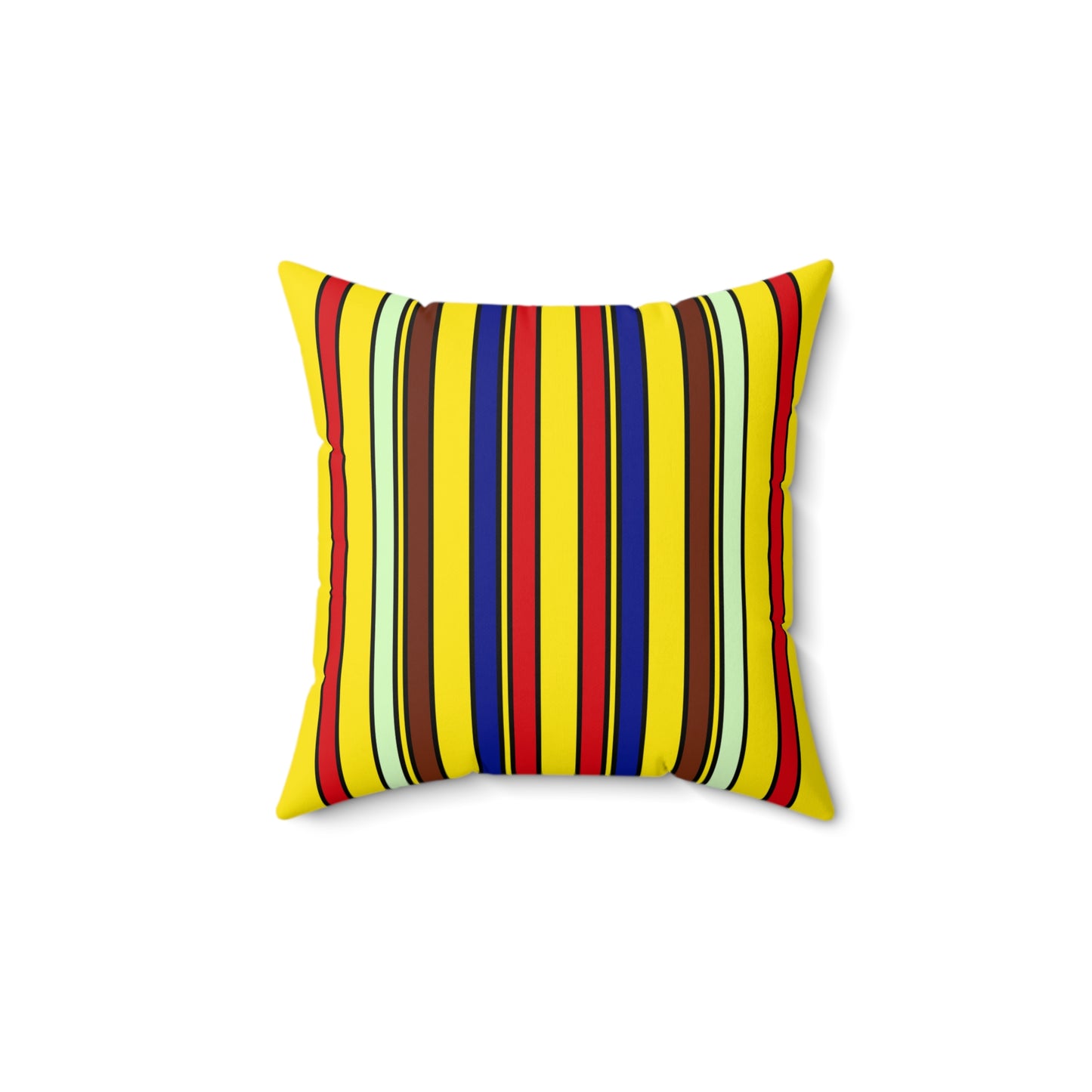 Ecuador Retro Stripes Cushion Pillow