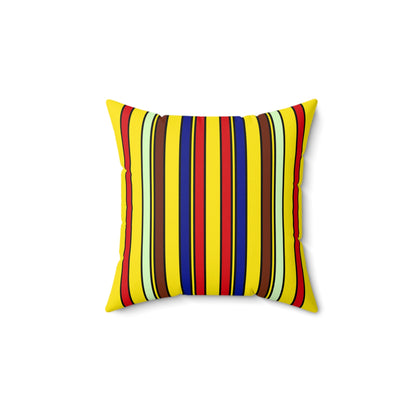 Ecuador Retro Stripes Cushion Pillow