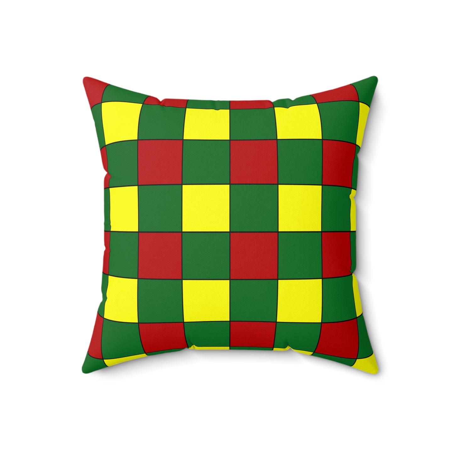 Senegal Retro Check Cushion Pillow