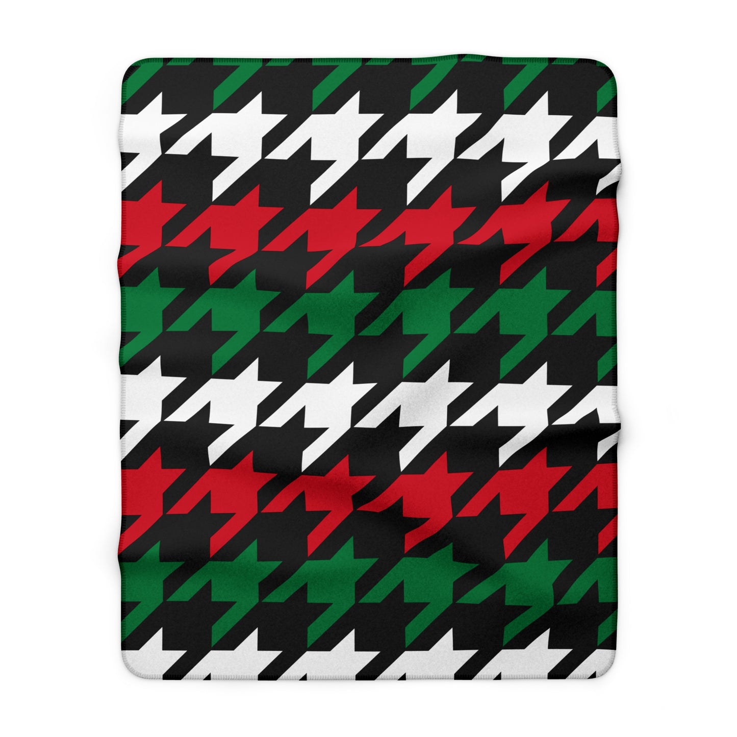 Syria Retro Houndstooth Blanket Throw