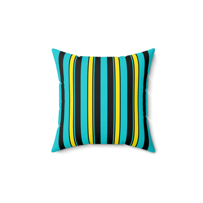 Bahamas Retro Stripes Cushion Pillow