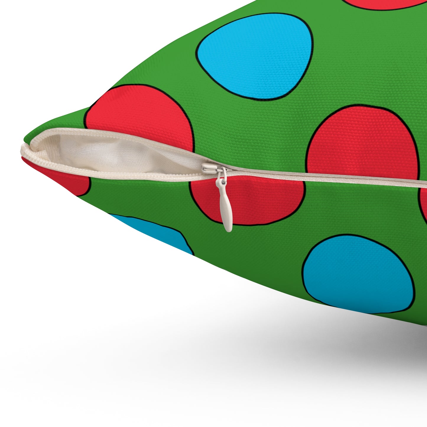 Azerbaijan Retro Polka Dots Cushion Pillow
