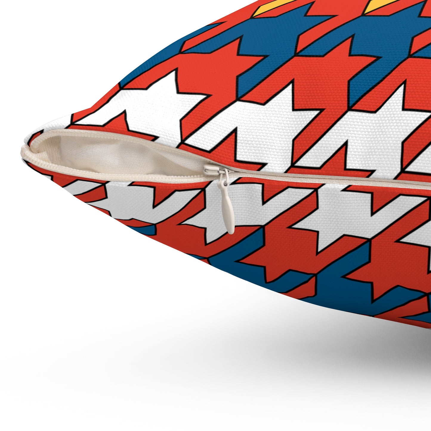 Kiribati Retro Houndstooth Cushion Pillow