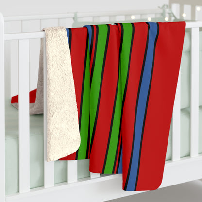 Namibia Retro Stripes Blanket Throw