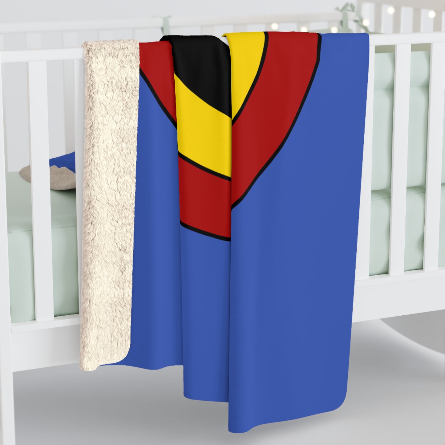 Eswatini Retro Target Blanket Throw