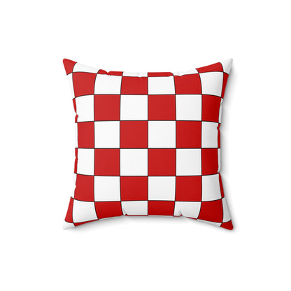 Northern Ireland Retro Check Cushion Pillow