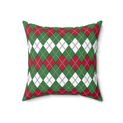 Suriname Retro Argyle Cushion Pillow