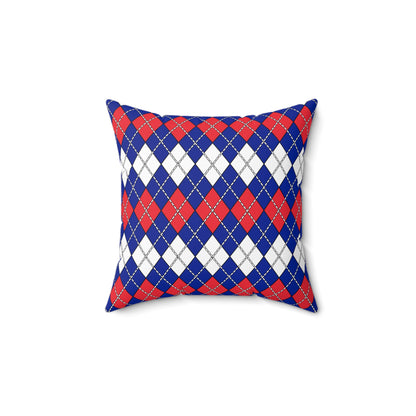 Sint Maarten Retro Argyle Cushion Pillow